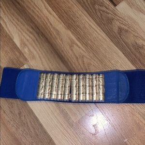 Royal blue belt